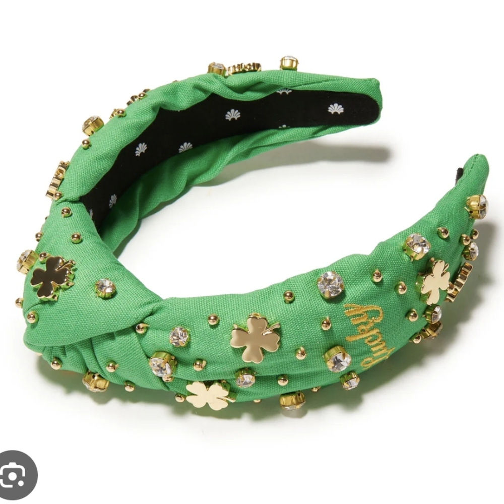 Lele Sadoughi Shamrock ☘️ headband